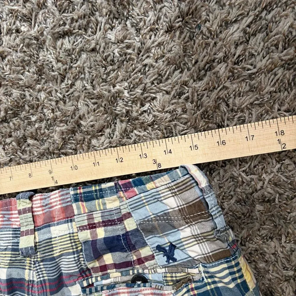 American Eagle Y2K Plaid Shorts Men’s 30x10 Preppy Beach Grunge Mallcore